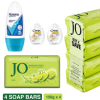 Jo Lime Sparkling Fresh Soap with Glycerine 150 g (Pack of 4) With Combo Offer You get at ₹119/-