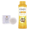 Pond's Sandal Radiance Talcum Powder, Natural Sunscreen 300 gm With Combo Offer You get at ₹270/-